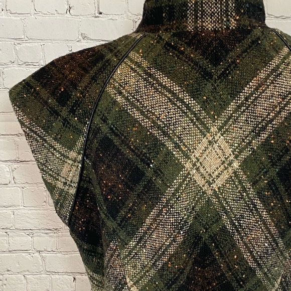 CABI Plaid Wool Blend Vest - Picture 5 of 5